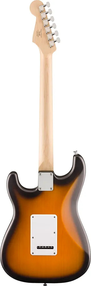 Fender Squier Debut Series Stratocaster Poplar Electric Guitar With Gig-Bag, Polishing Cloth, Strap, Picks & E-Book - 2-Color Sunburst