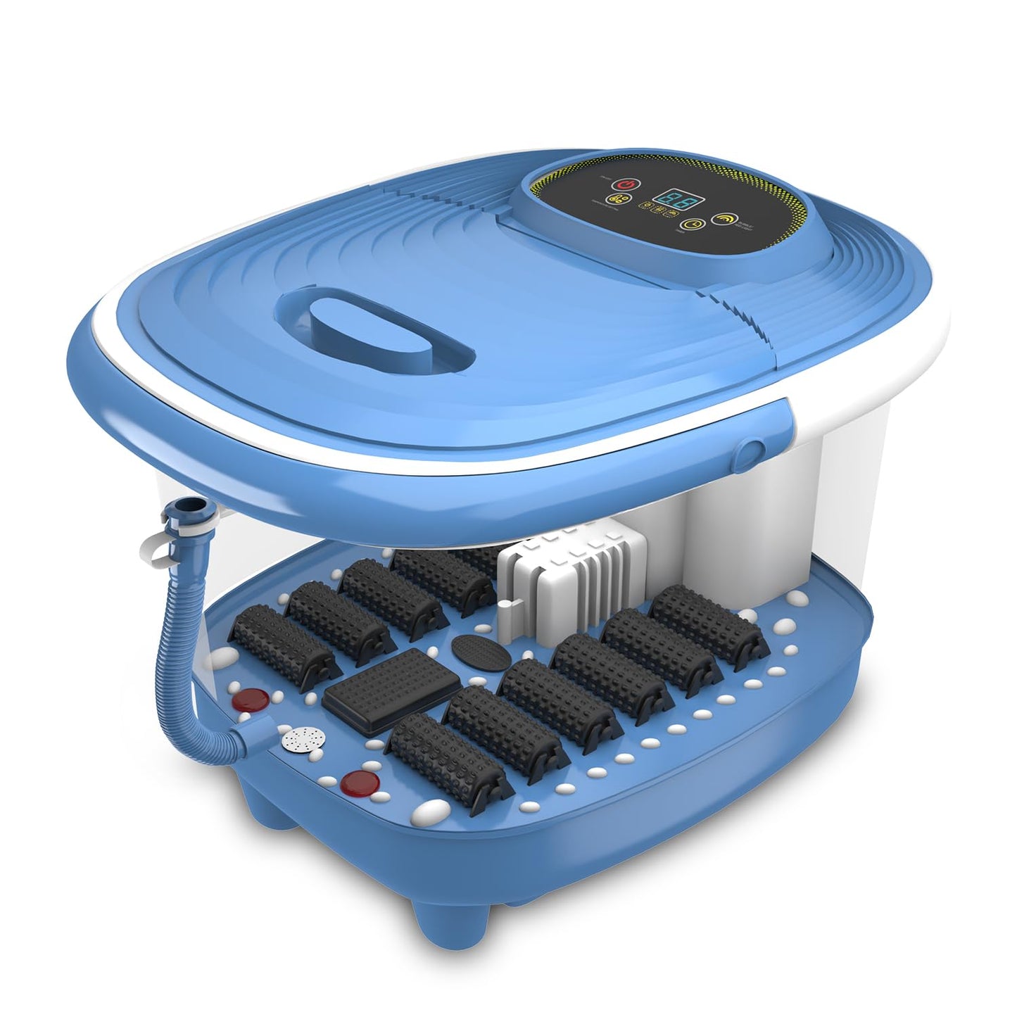 Lifelong LLM801 500W Electric Foot Massager Spa Machine With 8 Manual Rollers