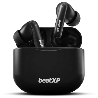 beatXP Vibe XPods Bluetooth True Wireless Ear Buds with 60H Playtime, Quad Mic ENC, Gaming Mode with 40ms Low Latency, Type C Earphone with 11mm Drivers, IPX5, BT 5.3, Touch Control 