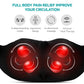 beatXP Deep Heal Shiatsu Massager with Infrared Heat Therapy | Full Body Massager