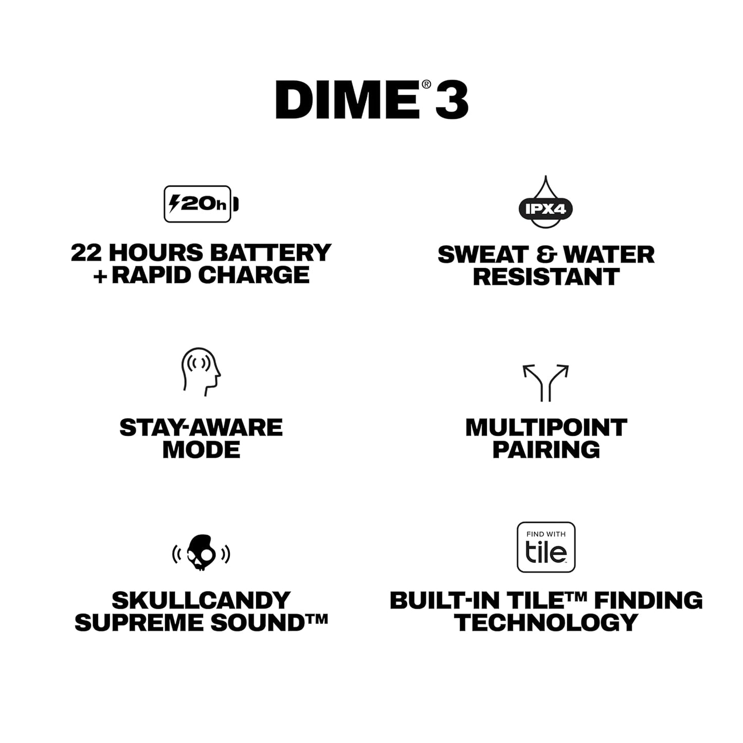 Skullcandy Dime 3 True Wireless Earbuds