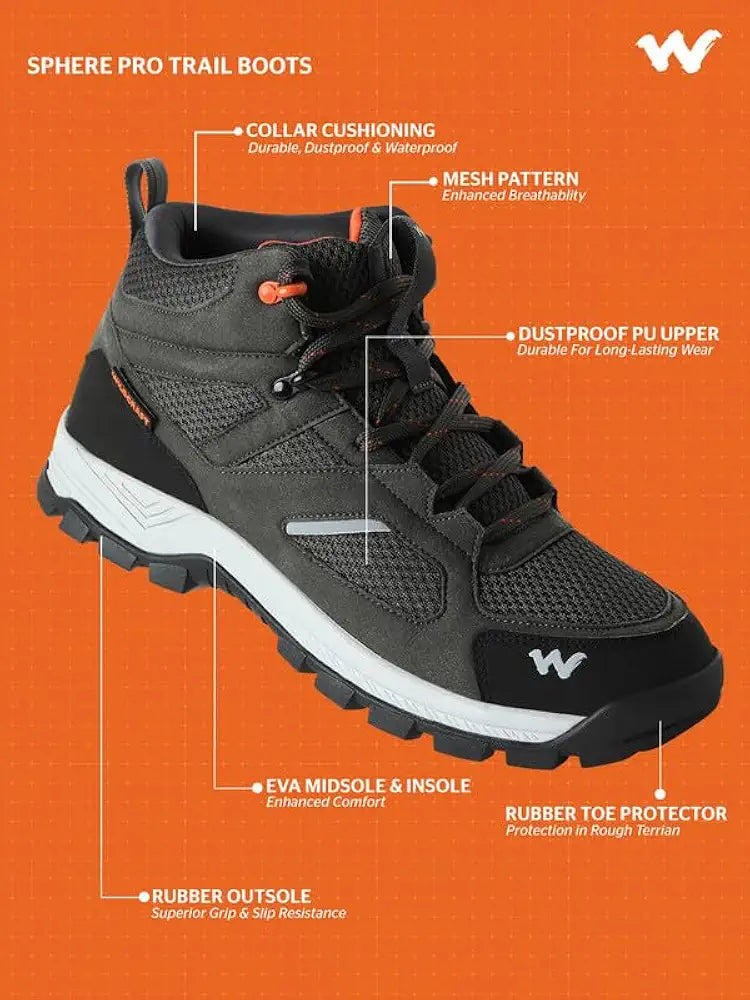 Wildcraft Mens Sphere Boot Shoes
