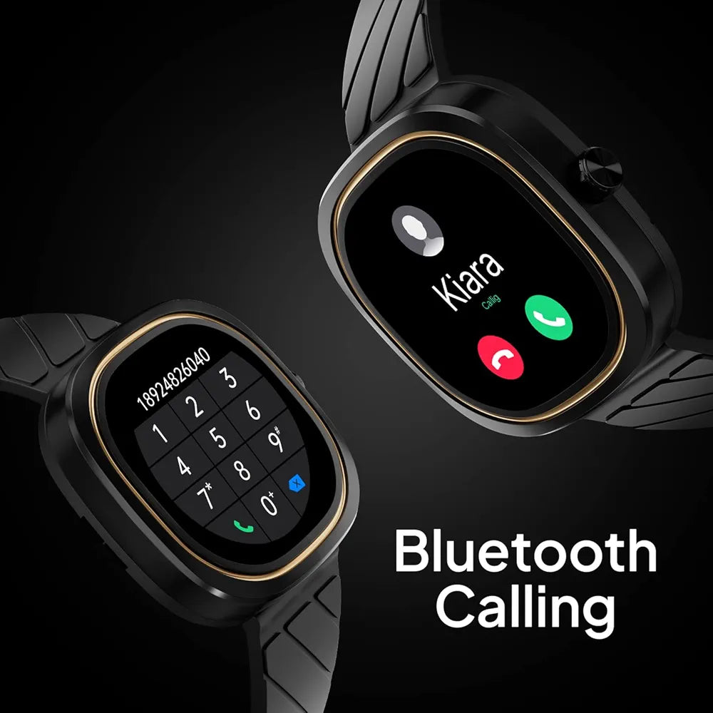 Fire-Boltt Collide 1.32" Display Smartwatch, Bluetooth Calling with Body Shielding Metal Paint, Single BT Connection, BT 2.0 Ultra Low Power Consumption, SpO2 