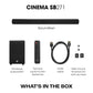 JBL Cinema SB271, Dolby Digital Soundbar with Wireless Subwoofer for Extra Deep Bass, 2.1 Channel Home Theatre with Remote, HDMI ARC, Bluetooth & Optical Connectivity 