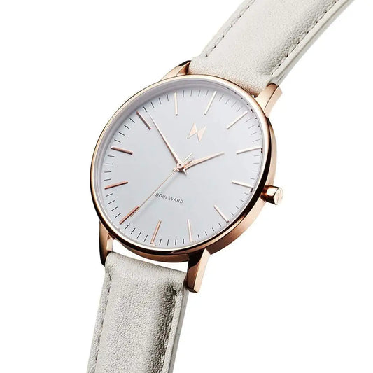 MVMT Boulevard Analog White Dial Women's Watch