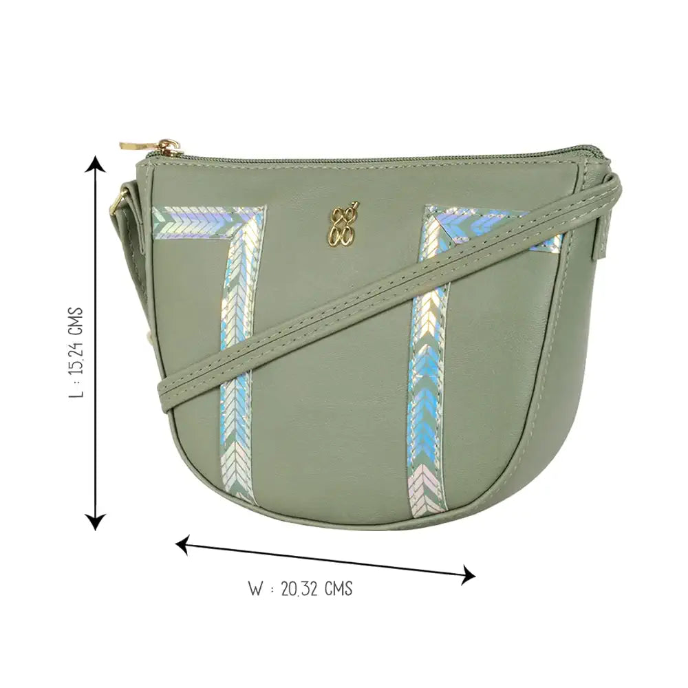 Baggit Women Saddle Sling Bag Xxs Size | Ladies Stylish Casual Cross Body Purse Handbag