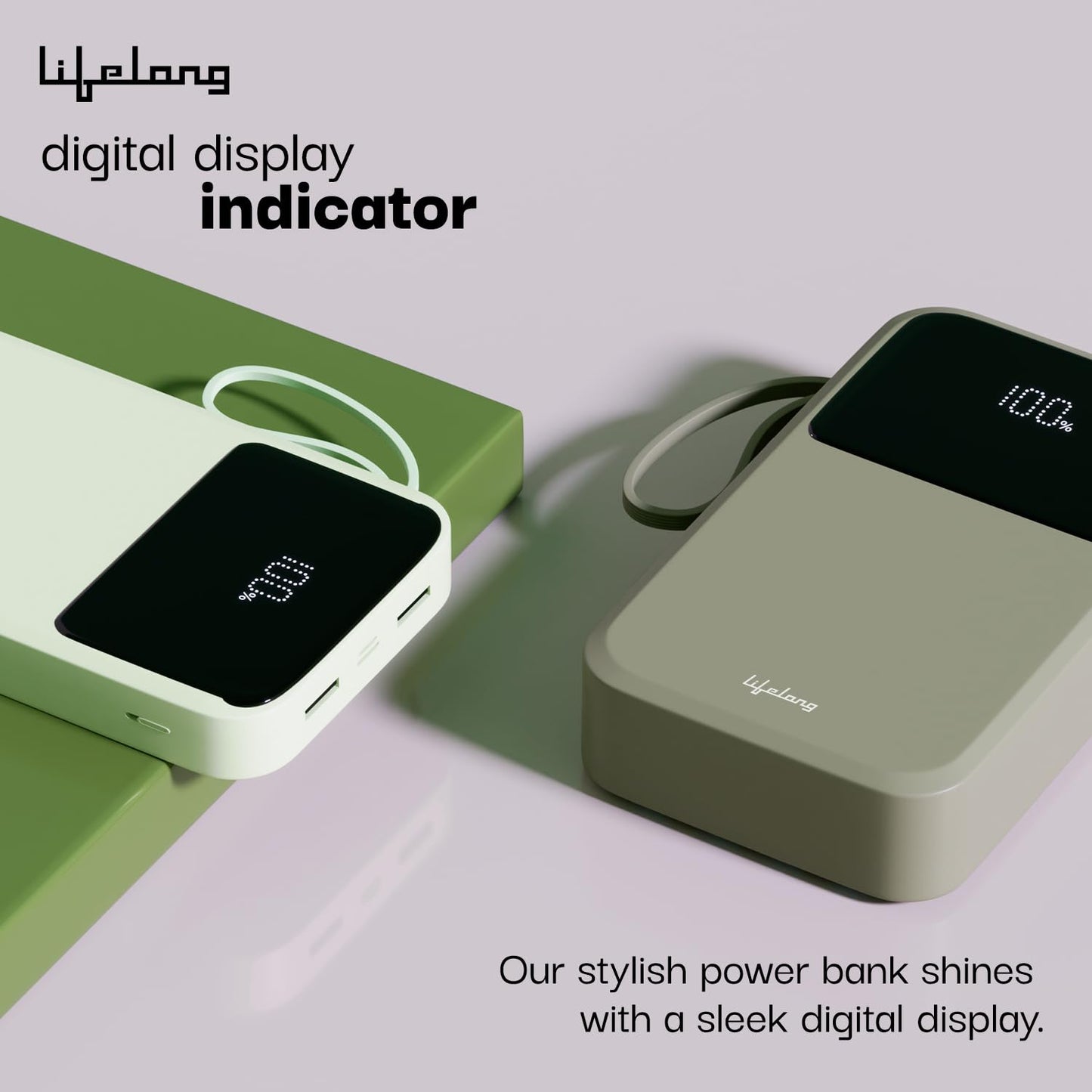 Lifelong Electronics 20000mAh 22.5W Fast Charging Power Bank