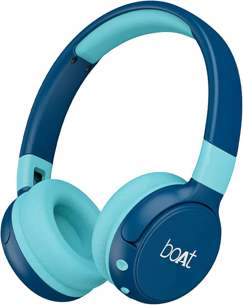 boAt Rockid Rush Wireless Headphones for Kids with Up to 10 hrs Playtime, 30mm Tuned Drivers, Bluetooth v5.3, Instant Voice Assistant, Lightweight Design & USB Type-C Interface