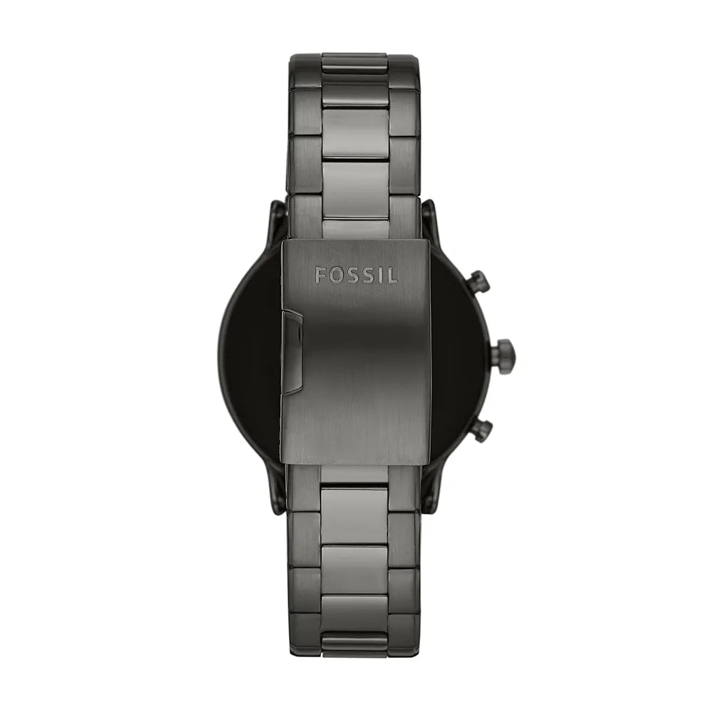 Fossil Gen 5 Carlyle Stainless Steel Touchscreen Men's Smartwatch with Speaker, Heart Rate, GPS and Smartphone Notifications - FTW4024