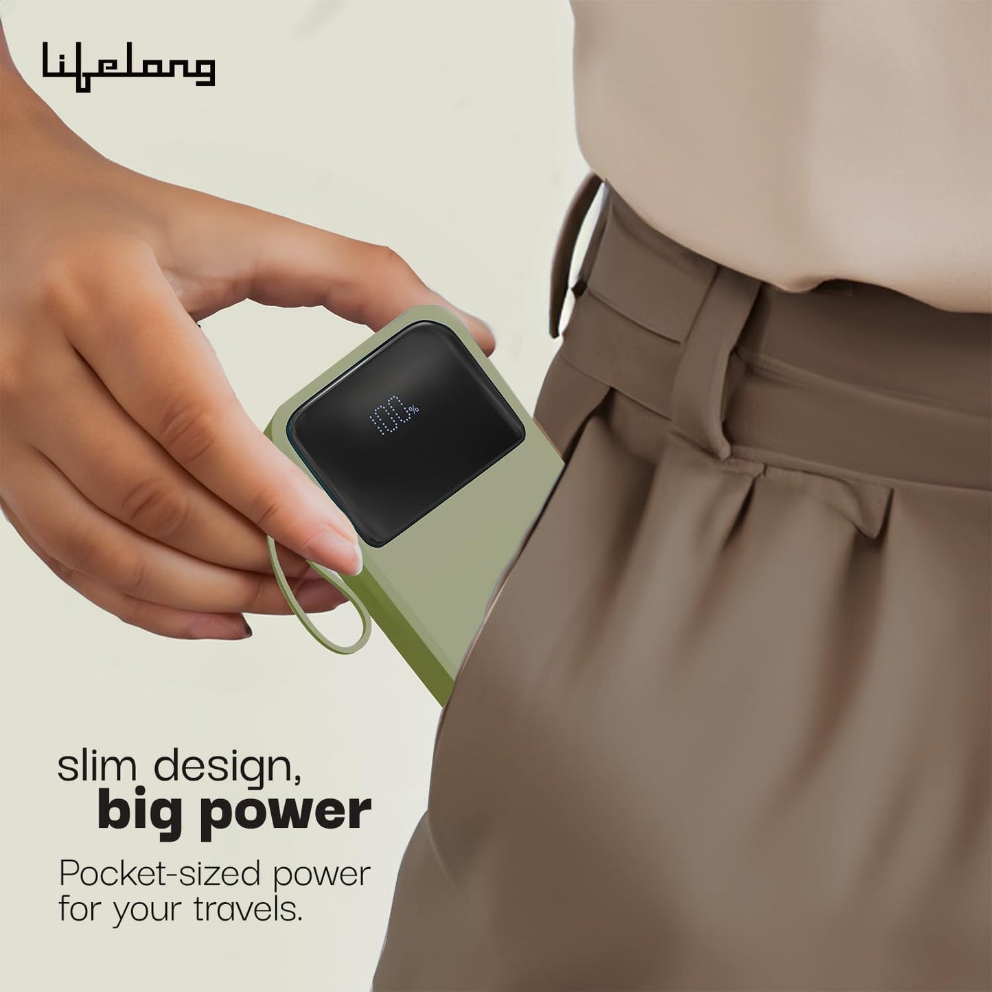 Lifelong Electronics 20000mAh 22.5W Fast Charging Power Bank