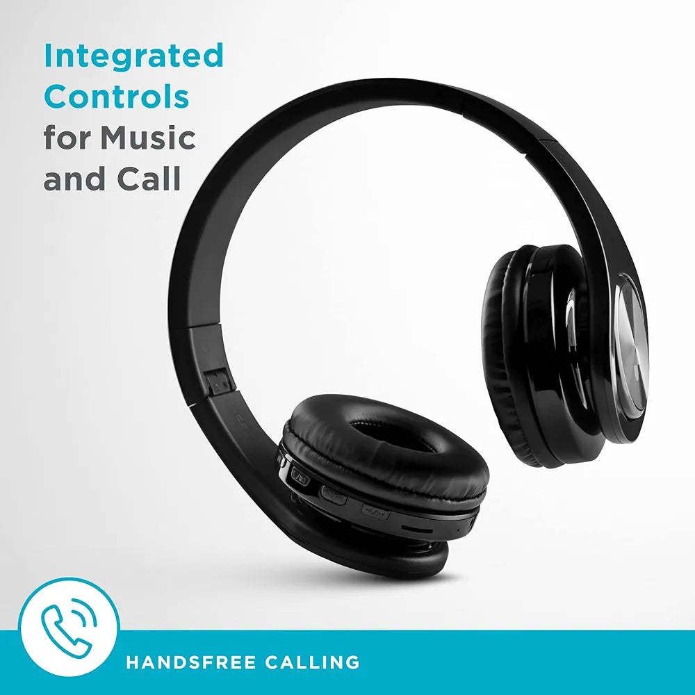 URBN Thump 300 Wireless Bluetooth On Ear Headphone with in-Built Mic, Upto 16 Hours Playback, HD Sound, Deep Bass, FM Radio, Intergrated Controls 