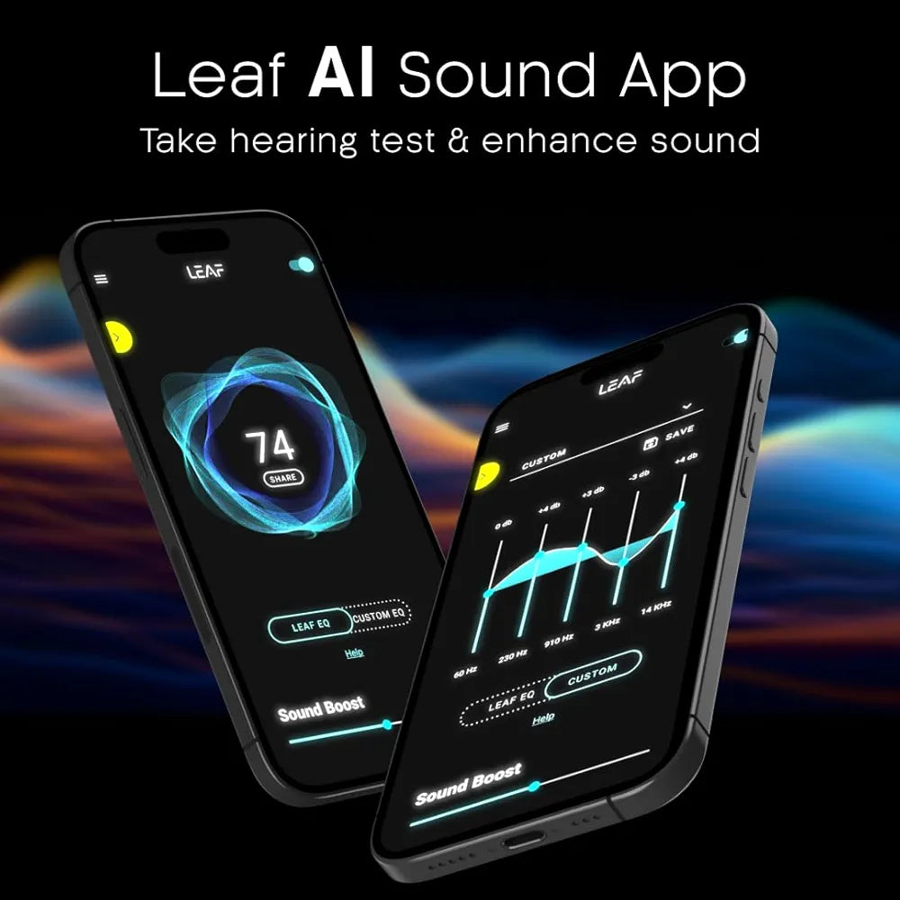Leaf Rush X342 in Ear Neckband with Ai Sound App, 28H Playtime, Silicon Neckline, 3 Eq Modes , Fast Charging , 10Mm Driver, Ipx4, Bluetooth V5.3 