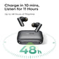 realme Buds Air 7 Pro with Ai Live Translation,11mm+6mm Dual-dac Driver,48 Hrs Play Time,Fast Charge,53 dB ANC,LHDC,45Ms Low Latency,360° Spatial Audio,IP55 Dust & Water Resistant,BT 5.4