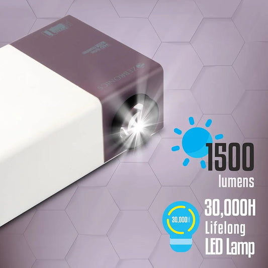 Zebronics Pixaplay 11 Portable LED Projector with FHD 1080p Support