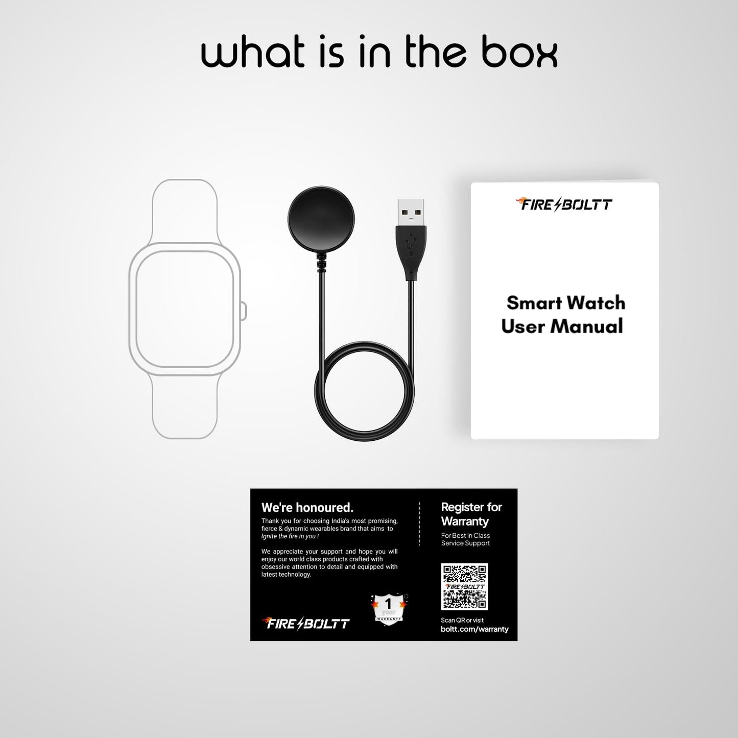 Fire Boltt Newly Launched Vogue Large 2.05" Display Smart Watch