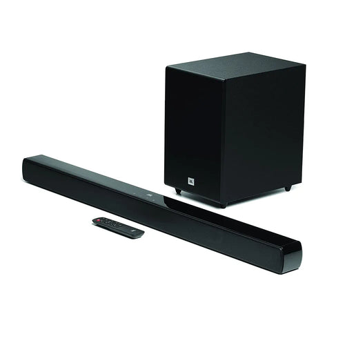 JBL Cinema SB271, Dolby Digital Soundbar with Wireless Subwoofer for Extra Deep Bass, 2.1 Channel Home Theatre with Remote, HDMI ARC, Bluetooth & Optical Connectivity 