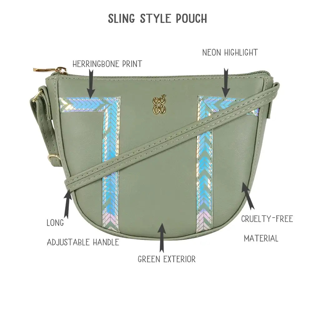 Baggit Women Saddle Sling Bag Xxs Size | Ladies Stylish Casual Cross Body Purse Handbag