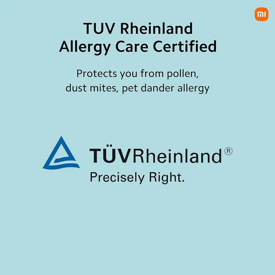 Xiaomi Smart Air Purifier 4, Best Purified Air Delivery Rate 387 m3/hr, True HEPA, traps 99.99% Virus, High coverage: 516 Sq Ft, Fast Purification in 7 Mins, RoHS & Allergy Care Certified, Alexa&GA