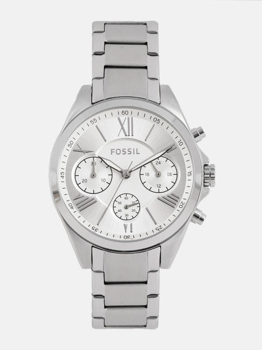 Fossil Women Silver-Toned Analogue Watch