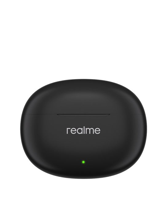 Realme Buds T110 Fast Charging Earbuds with 38H Playtime & AI ENC for Calls - Black
