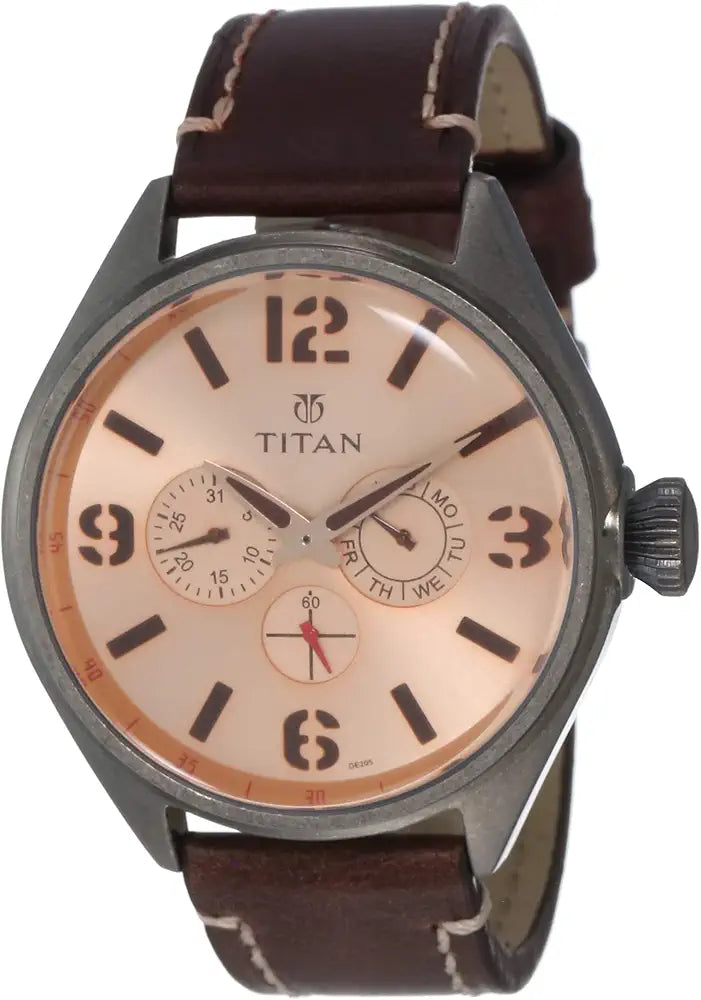 Titan Purple Upgrades Analog Copper Dial Men's Watch-9478QL04J / 9478QL04J/9478QL04J