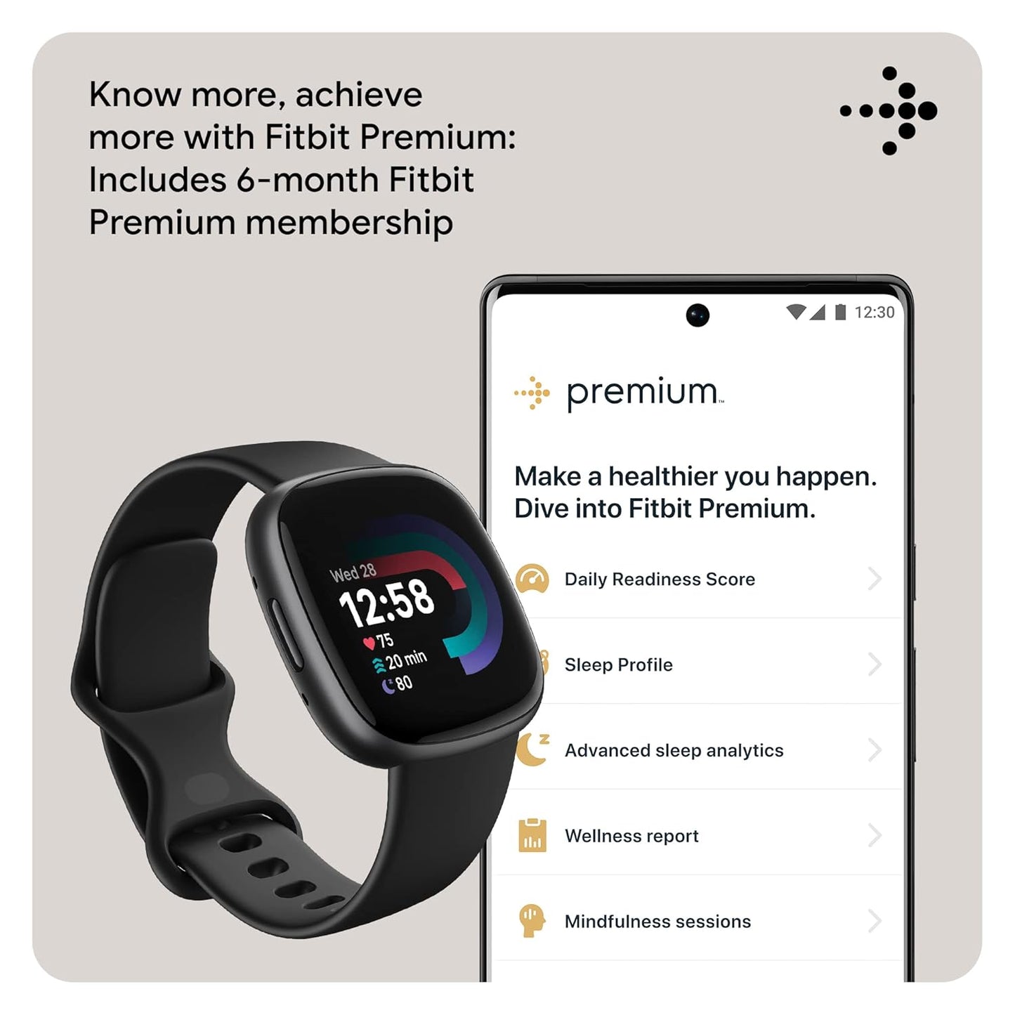 Fitbit Versa 4 Fitness Smart Watch
