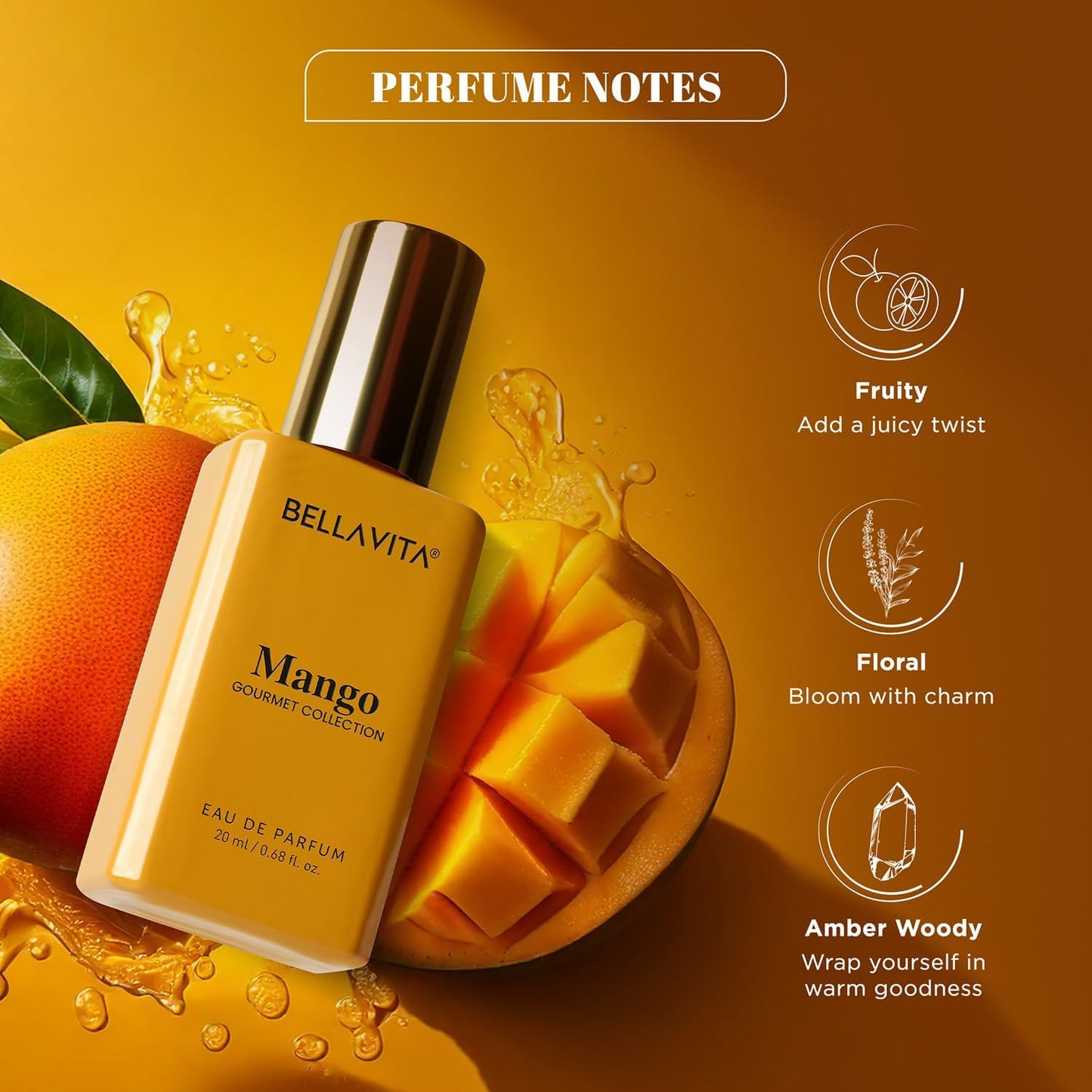 BELLAVITA Gourmet Collection Gift Set 3x20ml | Long Lasting Perfume for Man and Woman