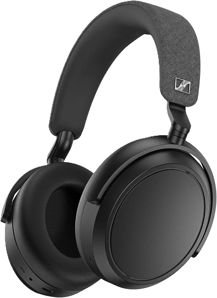Sennheiser Momentum 4 Wireless Over Ear Headphones, German Design, ANC, 60h Battery, Customizable Sound, 4 Digital Mics for Crystal-Clear Calls, Multipoint Connectivity, 2 Yr Warranty, Black