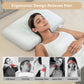 MY ARMOR Ventilated Cooling Gel Memory Foam Pillow Queen Size - 4.5 Inch Thick | 2 Years Warranty | with Removable Washable Cover - Pack of 1