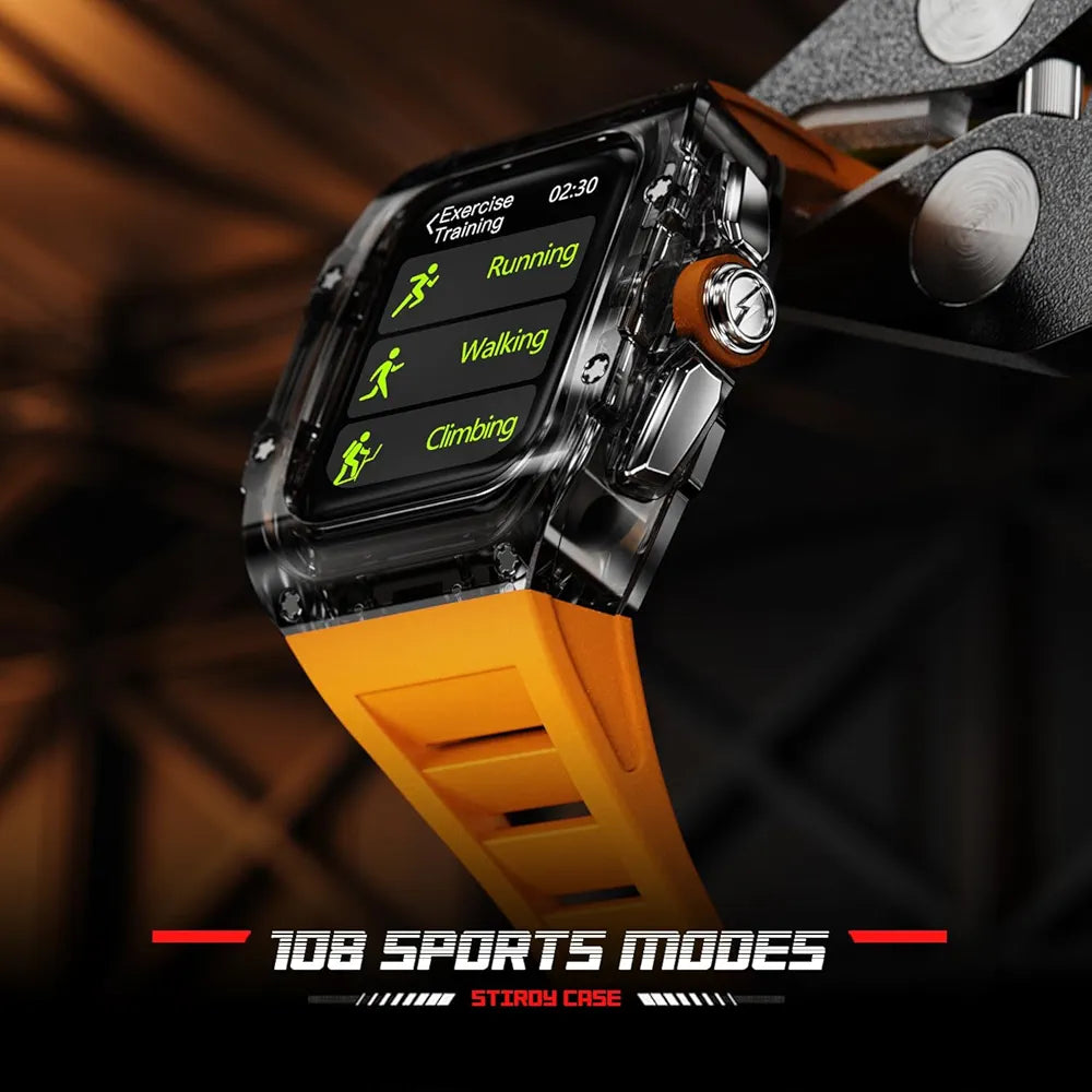 Fire-Boltt Diablo 1.95" Full IPS Touch Screen with a high Resolution 320 * 385 Pixel, 360 Health Monitoring, Wireless Charging Rugged Casing with Always On Display