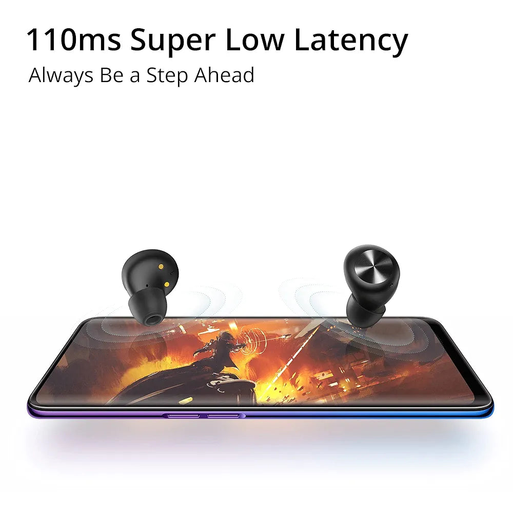 DIZO GoPods D, True Wireless in Earbuds with Enviornment Noise Cancellation, Bluetooth Headset 
