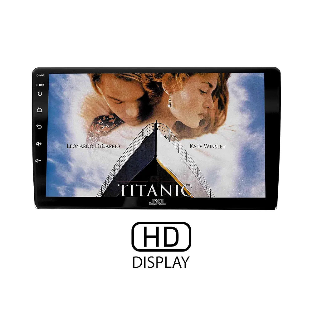 JXL 9 Inch Car Andriod Double Din Player 2GB/32GB Quad Core Processor1280P HD Screen, Latest Android Version 12 BT 5.0, Wi-Fi, GPS, USB 2.0, Navigation 2GB/32GB