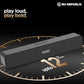 Nu Republic Soundbar 20 Bluetooth Soundbar with X-Bass Technology, 52mm Dynamic Drivers, Upto 12 Hrs Playtime, 20 W Output, Aux/USB Port  