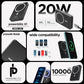 Dubstep Powerblitz X1 10,000 mAh 20W 12W Fast Charging Wired & Wireless