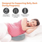 FOVERA Pregnancy Pillow for Pregnant Women | Memory Foam Maternity Pillow Wedge for Supporting Belly, Back During Pregnancy - Provides Soft-Support to The Baby Bump 