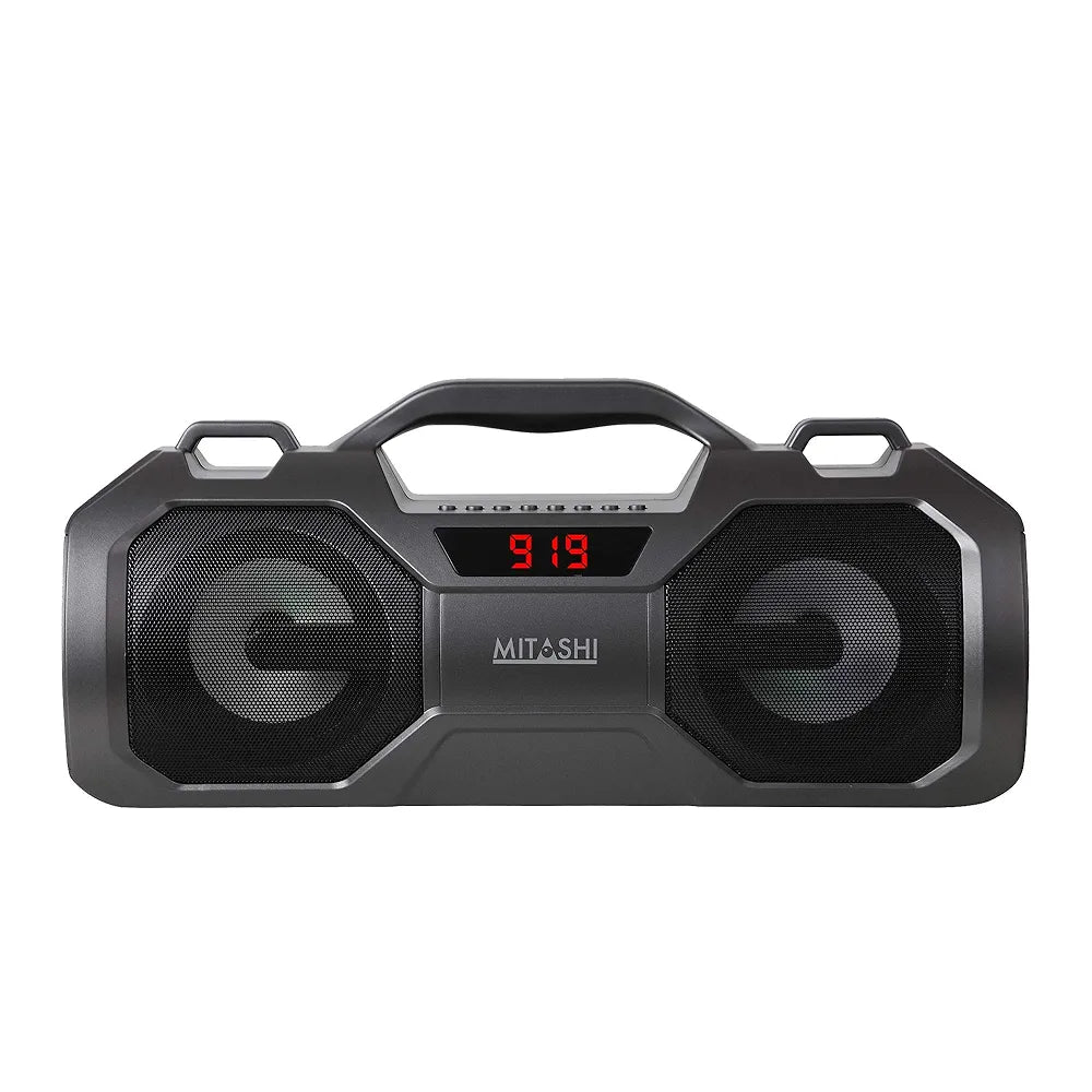 Mitashi MX 2020 Boom Box Portable Party Speaker with FM Radio and Flashing Club Lights
