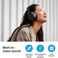 Sennheiser Momentum 4 Wireless Over Ear Headphones, German Design, ANC, 60h Battery, Customizable Sound, 4 Digital Mics for Crystal-Clear Calls, Multipoint Connectivity, 2 Yr Warranty, Black