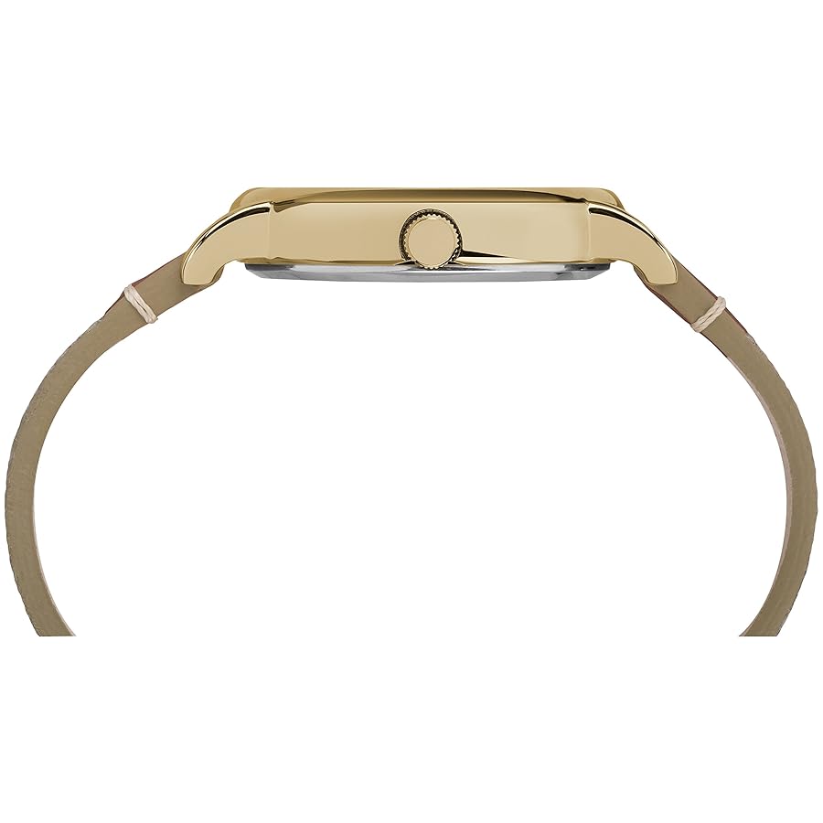 Timex Unisex TW2R42100 Weekender Tan/Brown/Cream Fabric/Leather Strap Watch