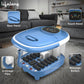Lifelong LLM801 500W Electric Foot Massager Spa Machine With 8 Manual Rollers
