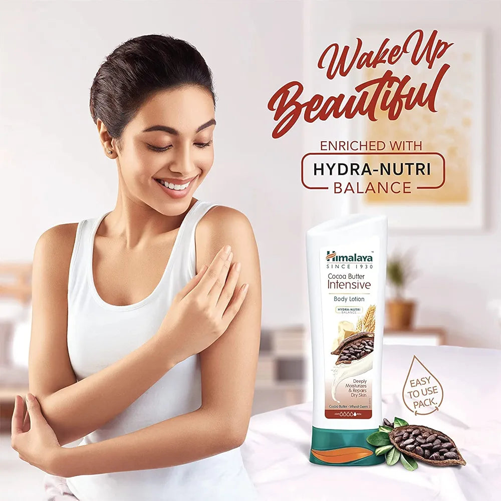 Himalaya Herbals Intensive Body Lotion, Cocoa Butter, 400ml