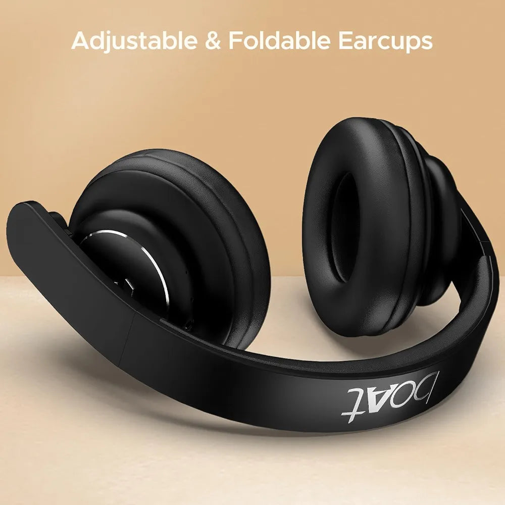 boAt Rockerz 450, 15 HRS Battery, 40mm Drivers, Padded Ear Cushions, Integrated Controls, Dual Modes, On Ear Bluetooth Headphones, Wireless Headphone with Mic 