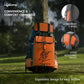 Lifelong 80 Ltr Travel Backpack - Rucksack Bags For Men & Women's - Trekking Bag Laptop Compartment - Tourist Bag For Travel, Hiking, Camping & Trekking- Rucksack Bag Accessories - Orange, 1