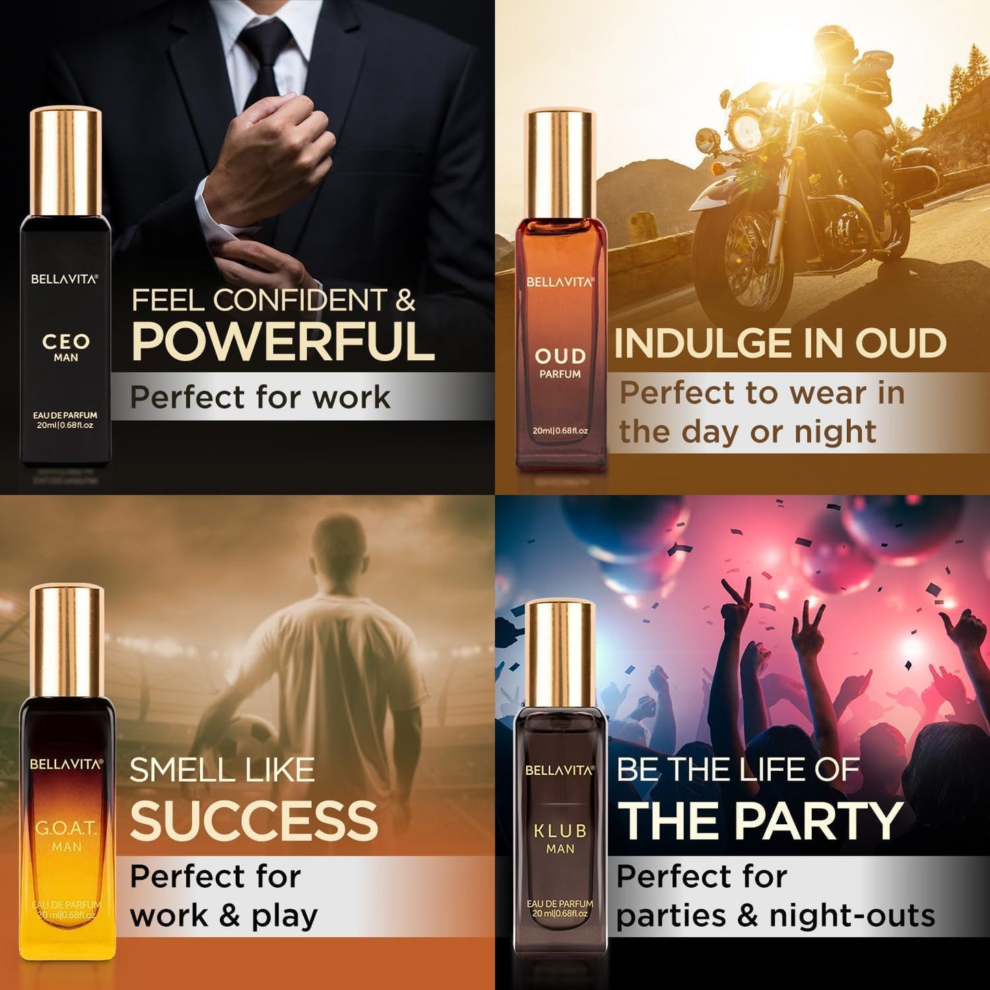 Bella Vita Luxury Long Lasting Men Gift Set | Perfume for Man