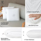 MY ARMOR Memory Foam Square Cushion with Outer Cover - Pack of 2