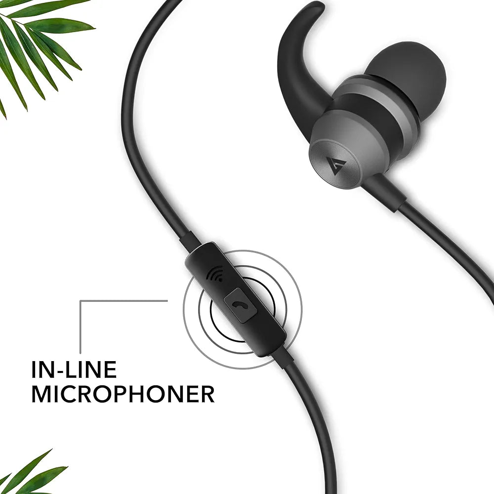 GOBOULT BassBuds X1 in-Ear Wired Earphones with 10mm Extra Bass Driver and HD Sound with mic 