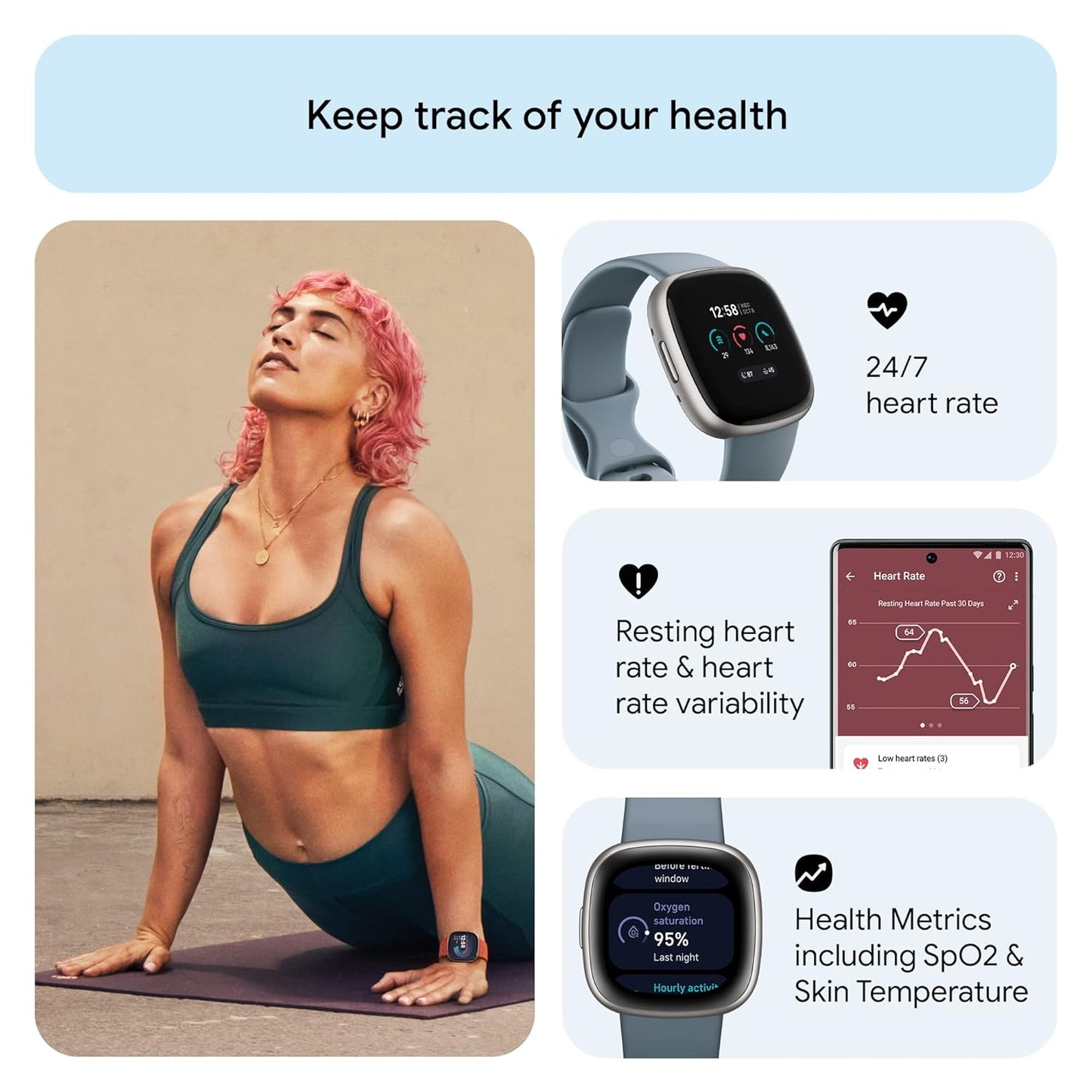 Fitbit Versa 4 Fitness Smart Watch