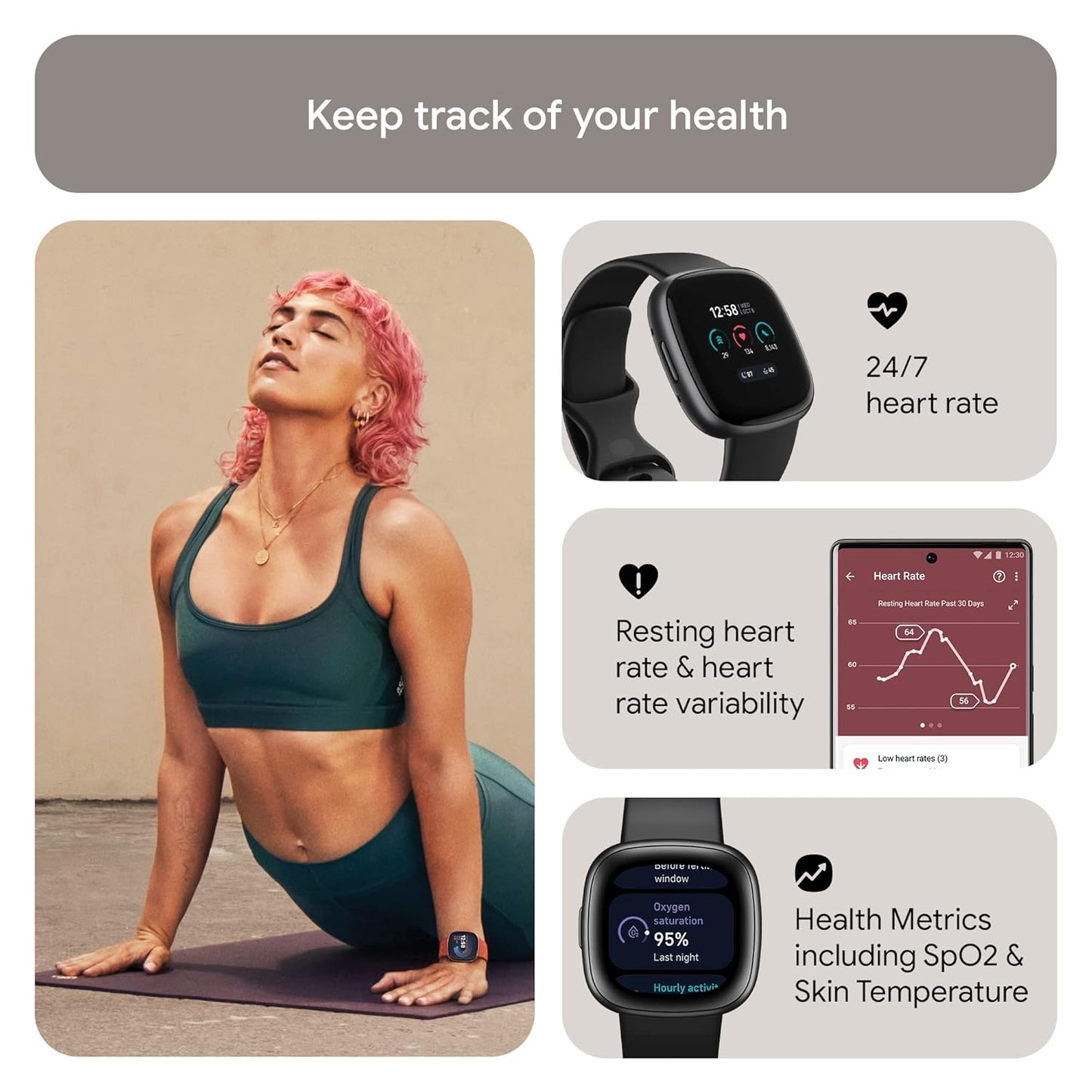 Fitbit Versa 4 Fitness Smart Watch