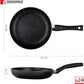 Bergner Essential Plus 5 Layer Marble Non Stick Frypan, 24 cm, Induction Base, Food Safe , Thickness 2.8mm, 1 Year Warranty, Black