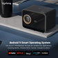 Lifelong SmartStream Smart Projector, Android 9 with Built-in Smart Apps, Native 1080p Full HD 4K Support, 7000 Lumens, 2X Brightness, 10W Speaker, 200 Inch Display, Wi-Fi/Bluetooth