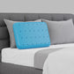 MY ARMOR Ventilated Cooling Gel Memory Foam Pillow Queen Size - 4.5 Inch Thick | 2 Years Warranty | with Removable Washable Cover - Pack of 1